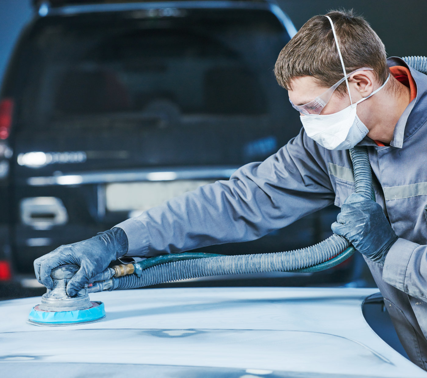 Mechanic doing Bodywork Repairs in Bristol